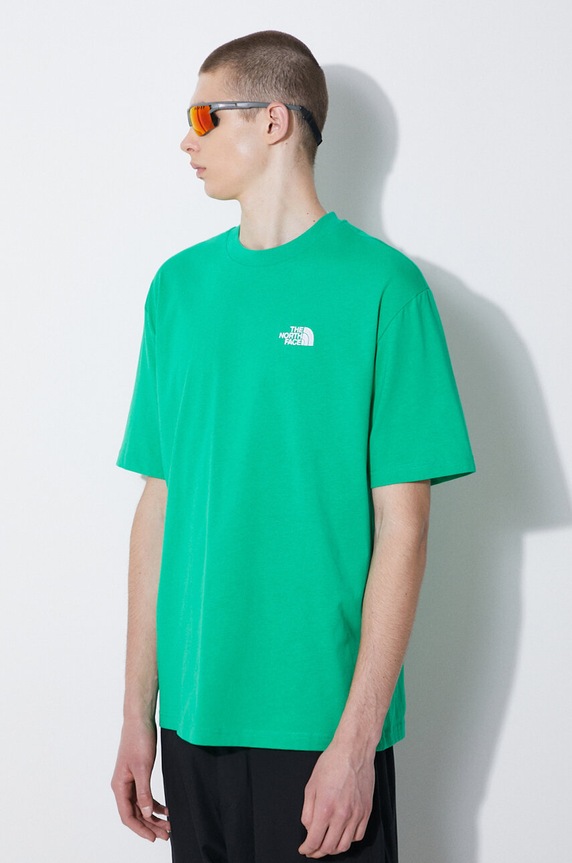 The North Face t-shirt in cotone Essential verde NF0A87NRPO81
