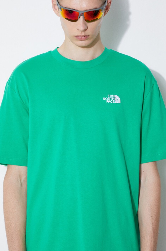 The North Face t-shirt in cotone Essential NF0A87NRPO81 verde