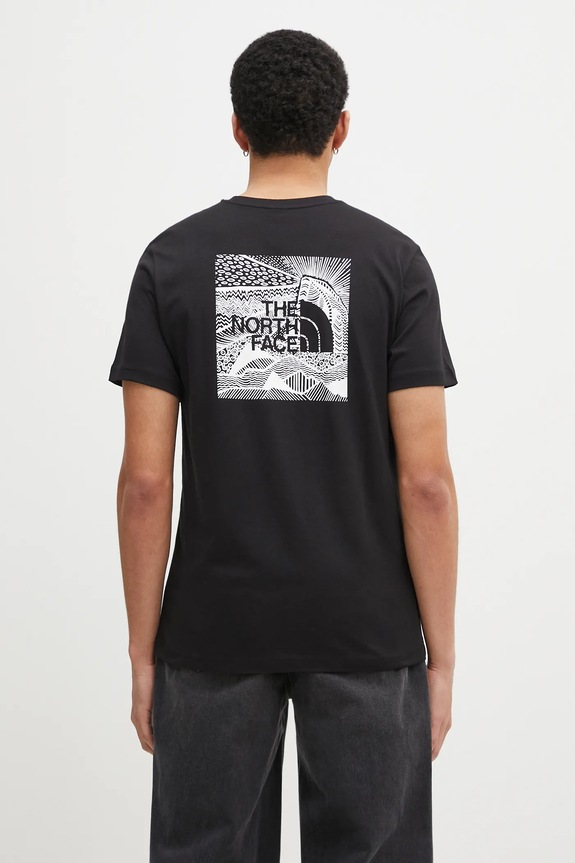 Odzież The North Face t-shirt bawełniany M S/S Redbox Celebration Tee NF0A87NVJK31 czarny