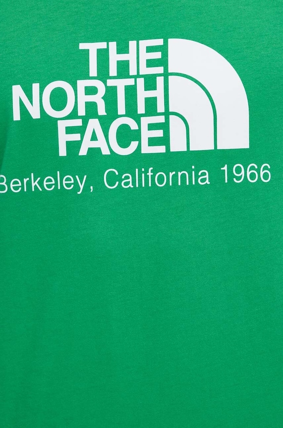 Bavlnené tričko The North Face M Berkeley California S/S Tee NF0A87U5PO81 zelená