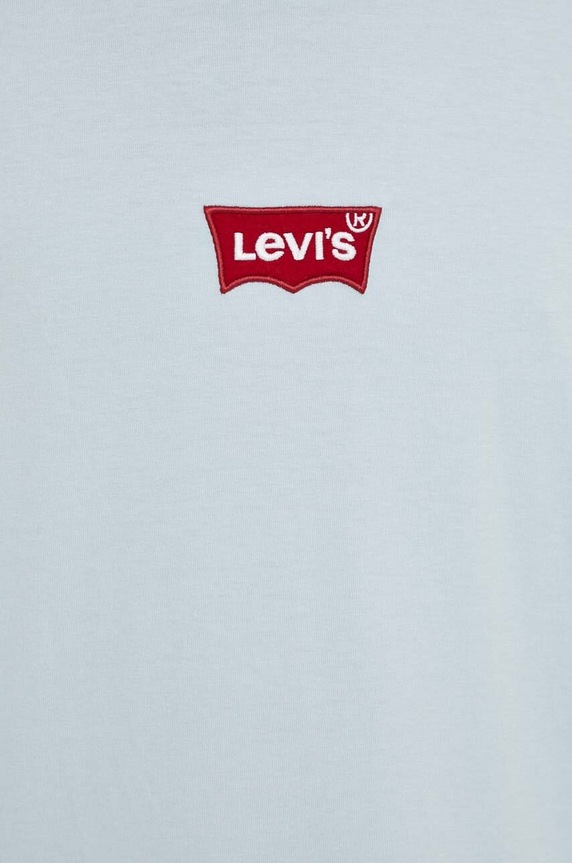 Bavlnené tričko Levi's 0008C modrá