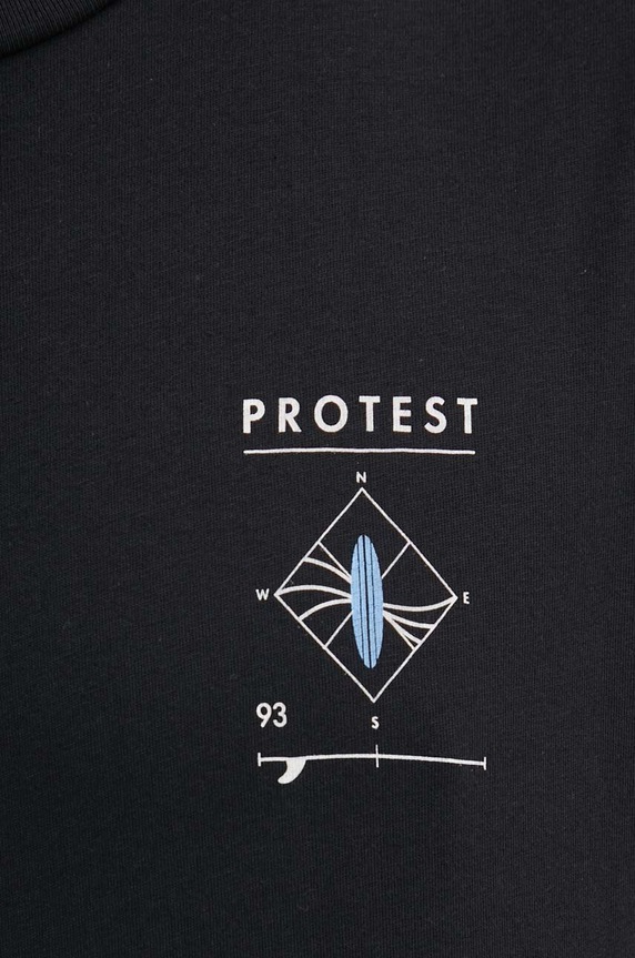 Bavlnené tričko Protest Prtpenalt 1712143 čierna