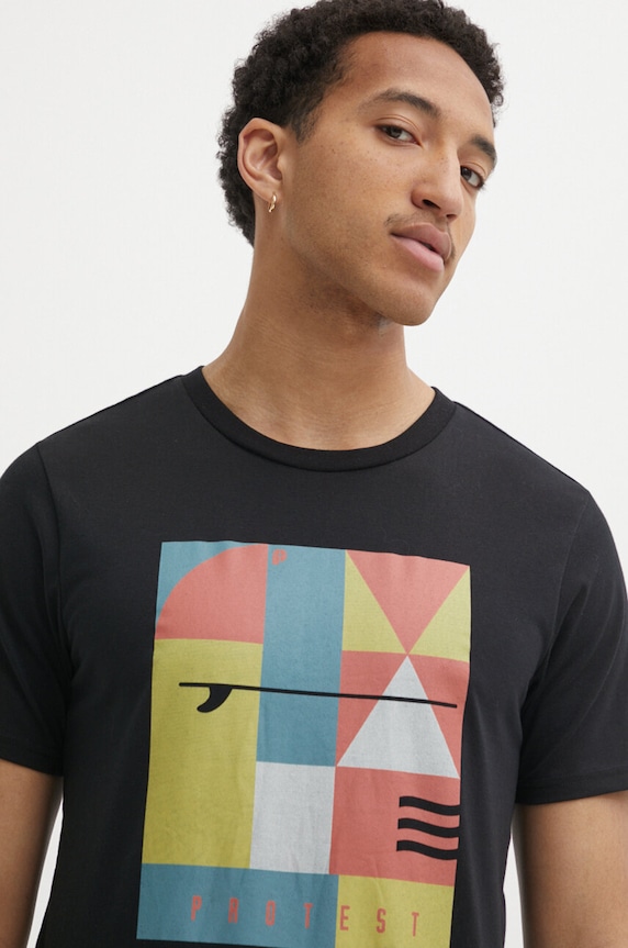 Protest t-shirt Prtwelby regular czarny 1712243