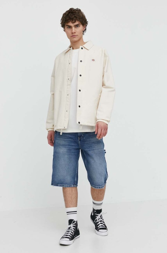 Karl Kani t-shirt bawełniany 6031476 beżowy SS24