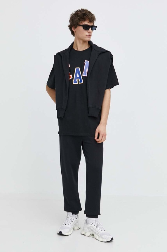 Karl Kani t-shirt bawełniany 6069140 czarny SS24