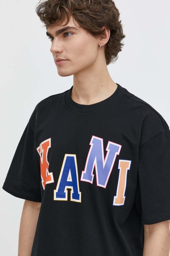 Karl Kani t-shirt bawełniany czarny 6069140
