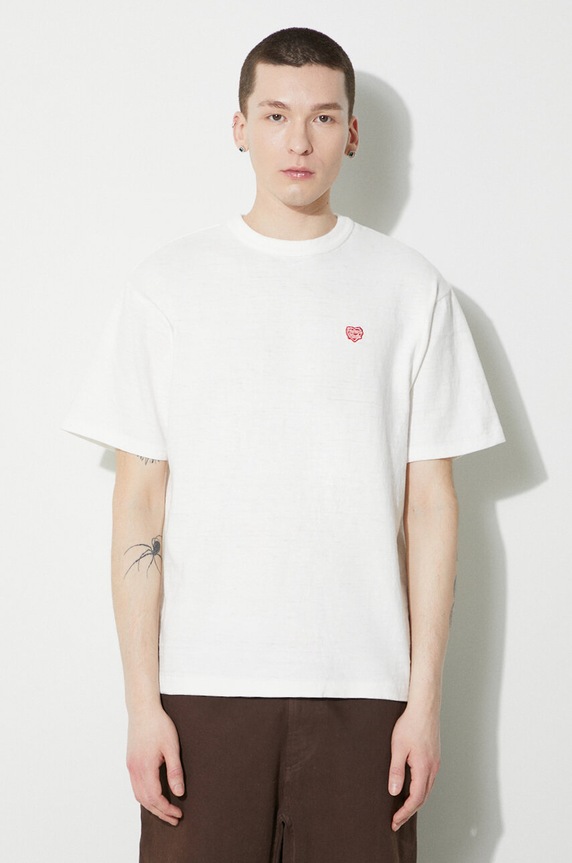Clothing Human Made cotton t-shirt Heart Badge HM27CS002 white