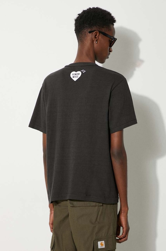 Abbigliamento Human Made t-shirt in cotone Graphic HM27TE017 nero