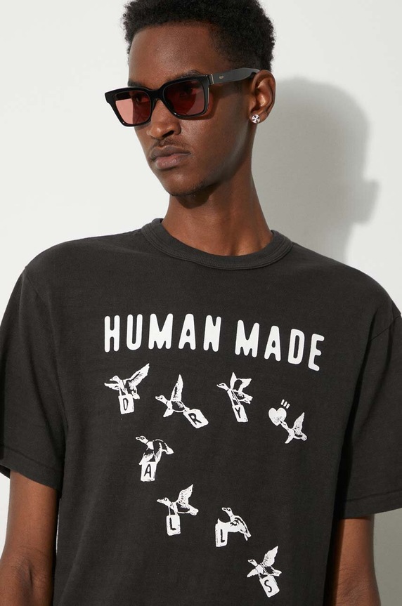 Human Made t-shirt in cotone Graphic HM27TE017 nero
