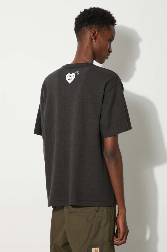 Abbigliamento Human Made t-shirt in cotone Graphic HM27TE014 nero