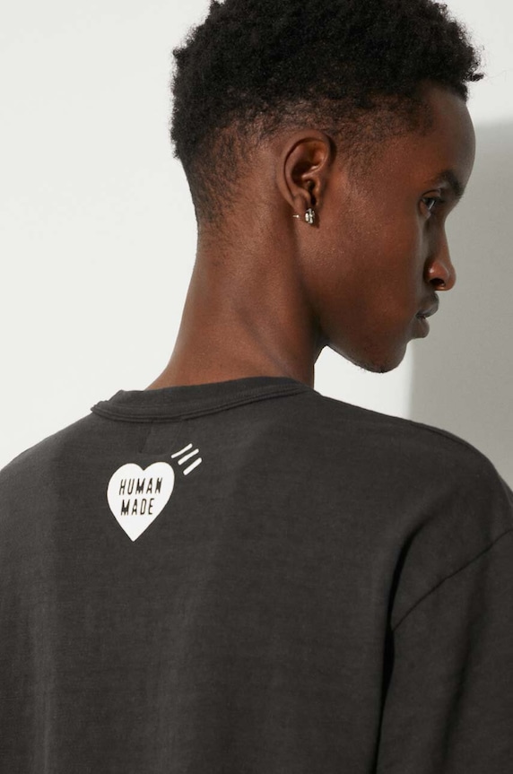 Human Made t-shirt in cotone Graphic HM27TE014 nero