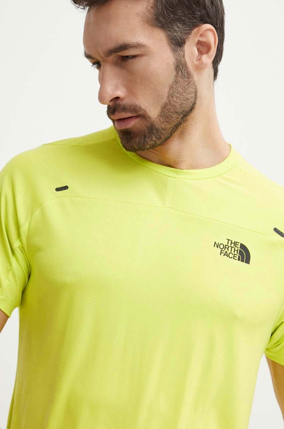 The North Face sportos póló Mountain Athletics zöld NF0A87CGRIQ1