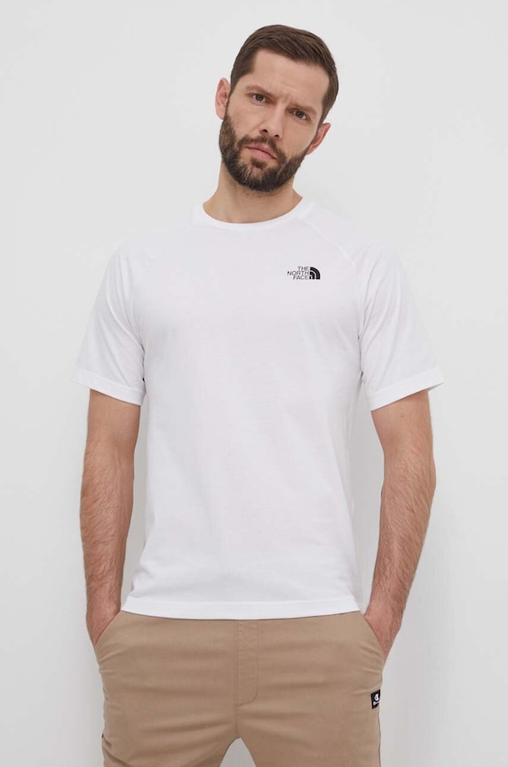 Odjeća Pamučna majica The North Face NF0A87NUFN41 bijela