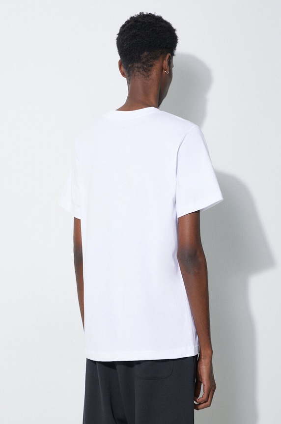 Odzież New Balance t-shirt bawełniany Essentials Cotton MT41502WT biały