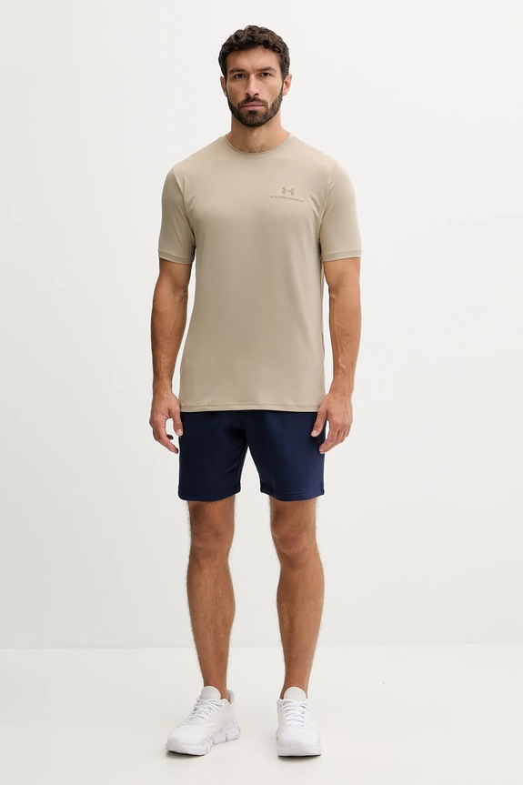 Under Armour t-shirt γυμναστικής ανδρικό Rush Energy 1383973 πράσινο SS26