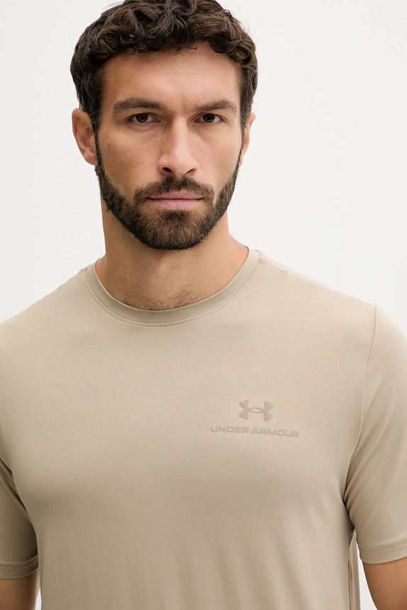 Under Armour t-shirt γυμναστικής ανδρικό Rush Energy πράσινο 1383973