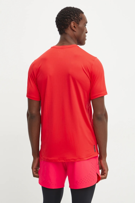 Ρούχα Under Armour t-shirt γυμναστικής ανδρικό Rush Energy 1383973 κόκκινο