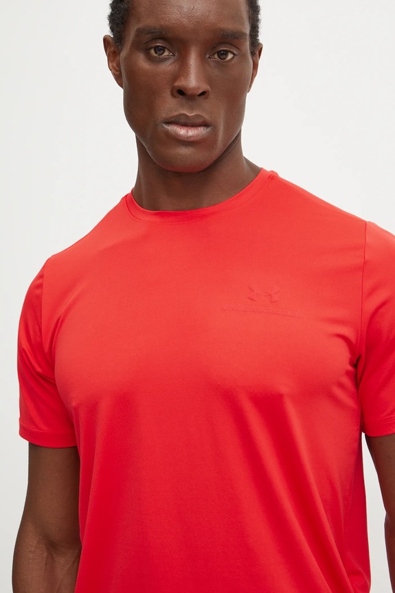 Under Armour t-shirt γυμναστικής ανδρικό Rush Energy κόκκινο 1383973