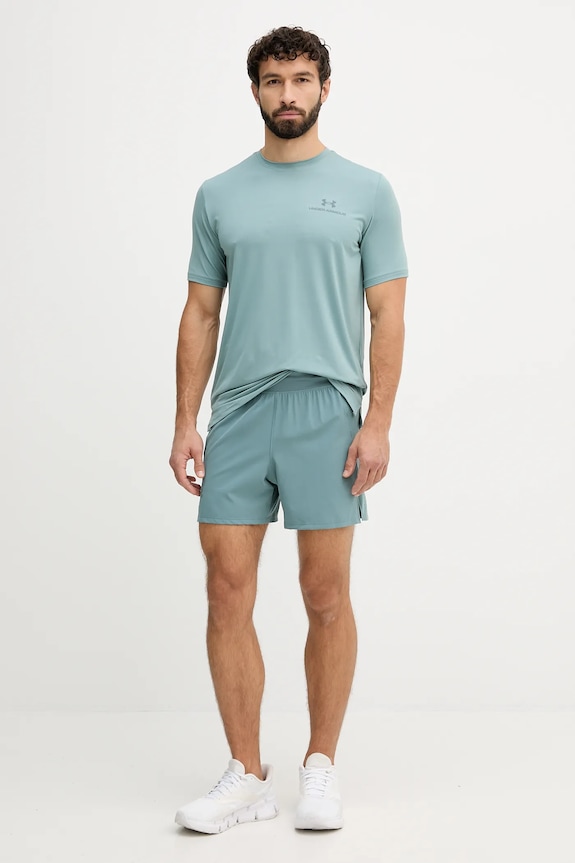 Under Armour t-shirt γυμναστικής ανδρικό Rush Energy 1383973 τιρκουάζ SS26