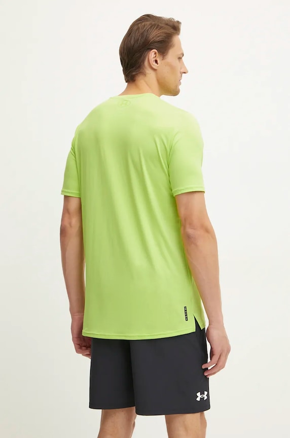 Ρούχα Under Armour t-shirt γυμναστικής ανδρικό Rush Energy 1383973 πράσινο