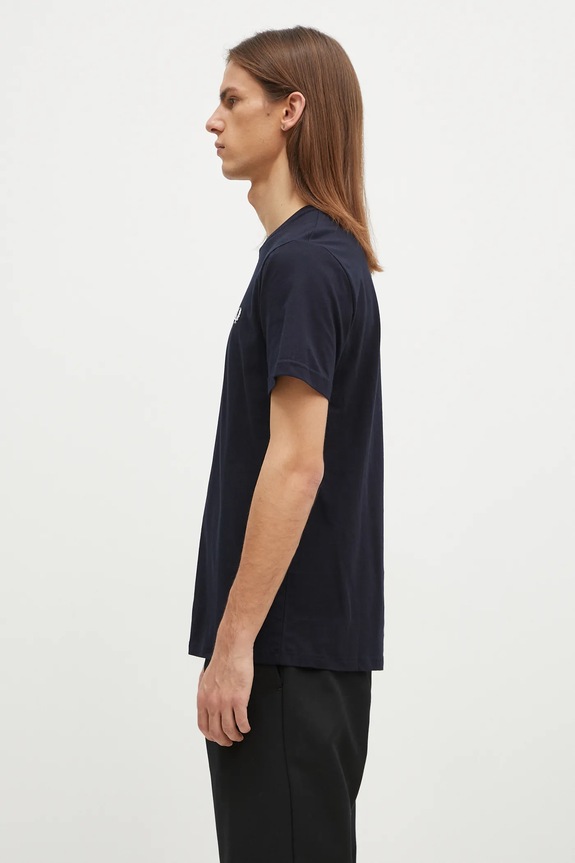 Fred Perry cotton t-shirt Crew Neck T-Shirt M1600.608 navy AA00