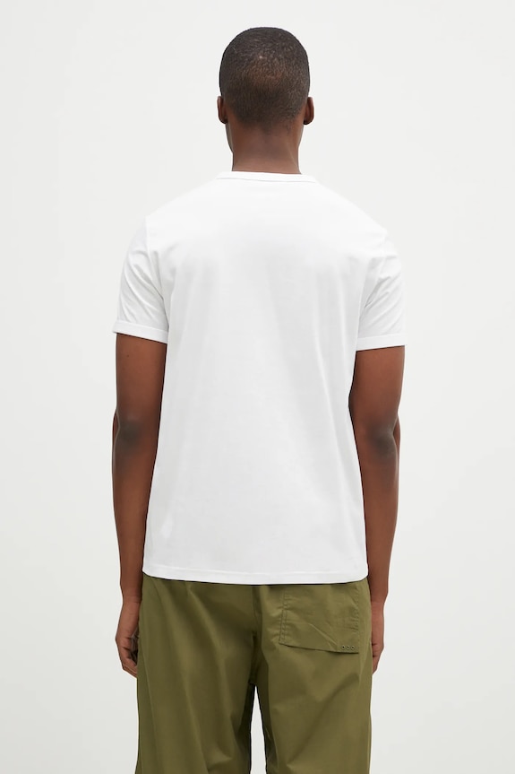 Odzież Fred Perry t-shirt bawełniany Ringer T-Shirt M3519.100 biały