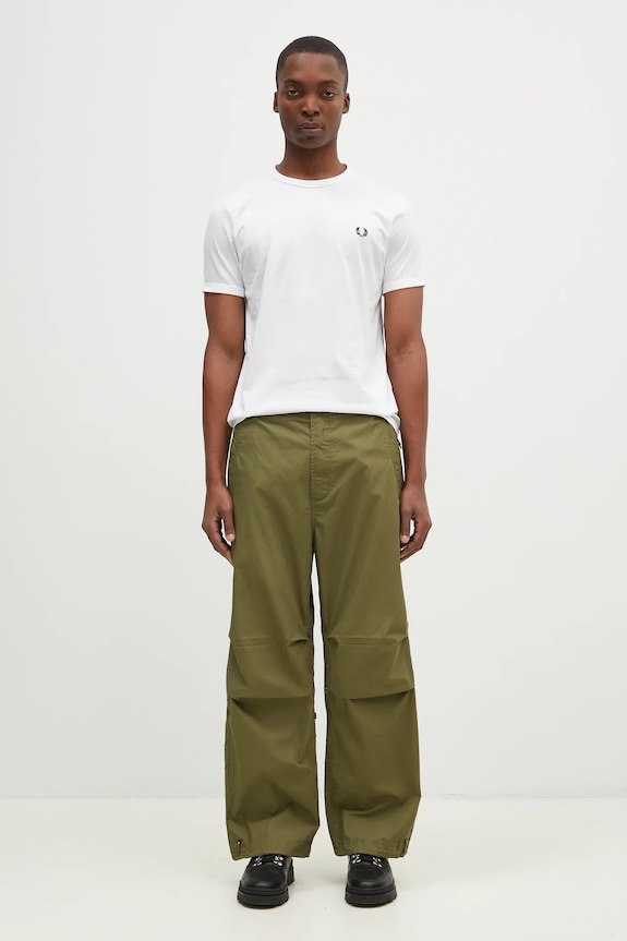 Fred Perry t-shirt bawełniany Ringer T-Shirt M3519.100 biały