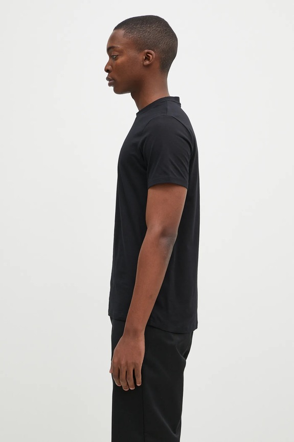 Fred Perry cotton t-shirt Embroidered T-Shirt M4580.102 black AA00