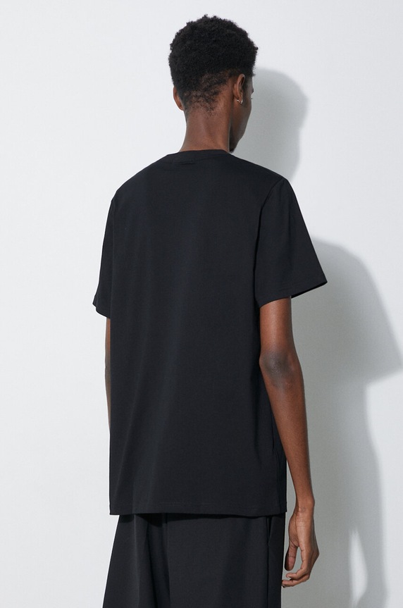 Odzież Fred Perry t-shirt bawełniany Embroidered T-Shirt M4580.102 czarny