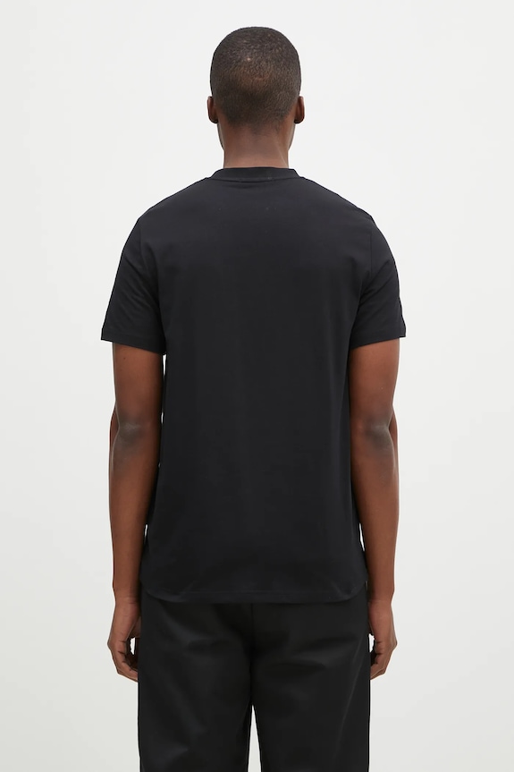 Clothing Fred Perry cotton t-shirt Embroidered T-Shirt M4580.102 black