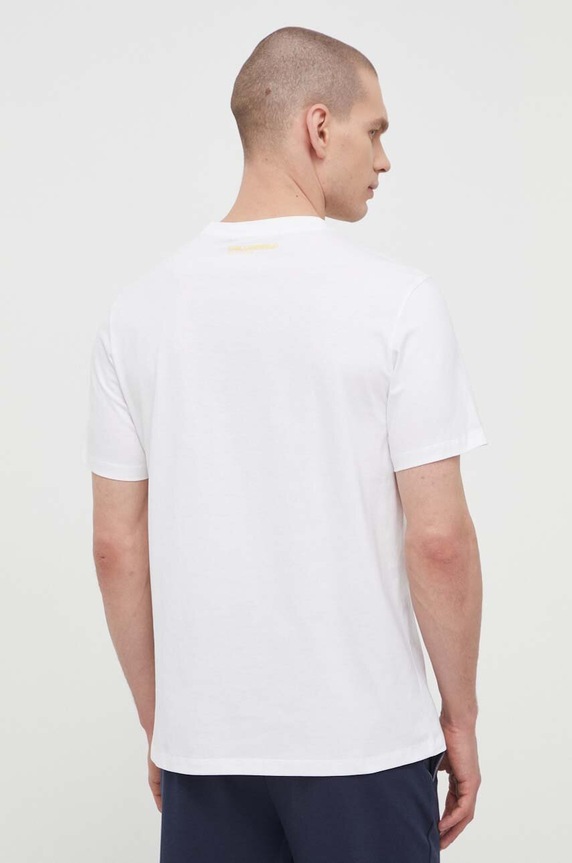 Karl Lagerfeld tricou din bumbac 241M2205 alb SS24