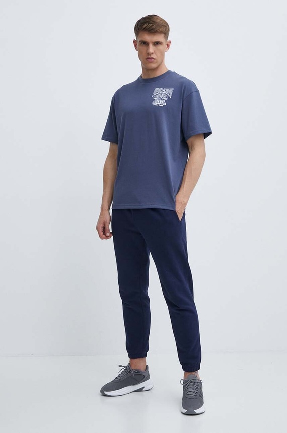 Μπλουζάκι Under Armour 1382857 σκούρο μπλε SS24
