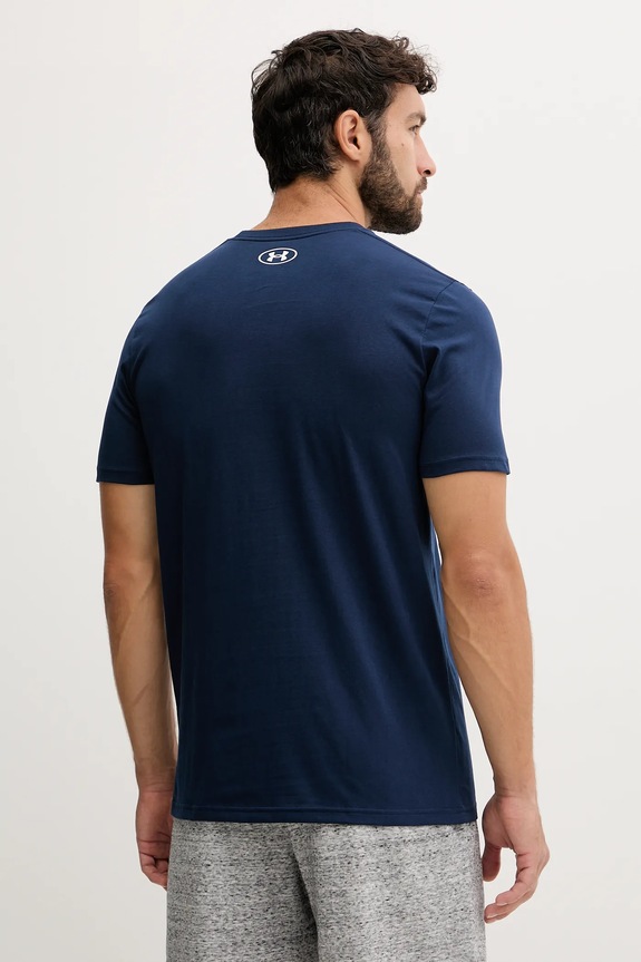 Oblečení Tričko Under Armour SPORTSTYLE LOGO 1382911 námořnická modř