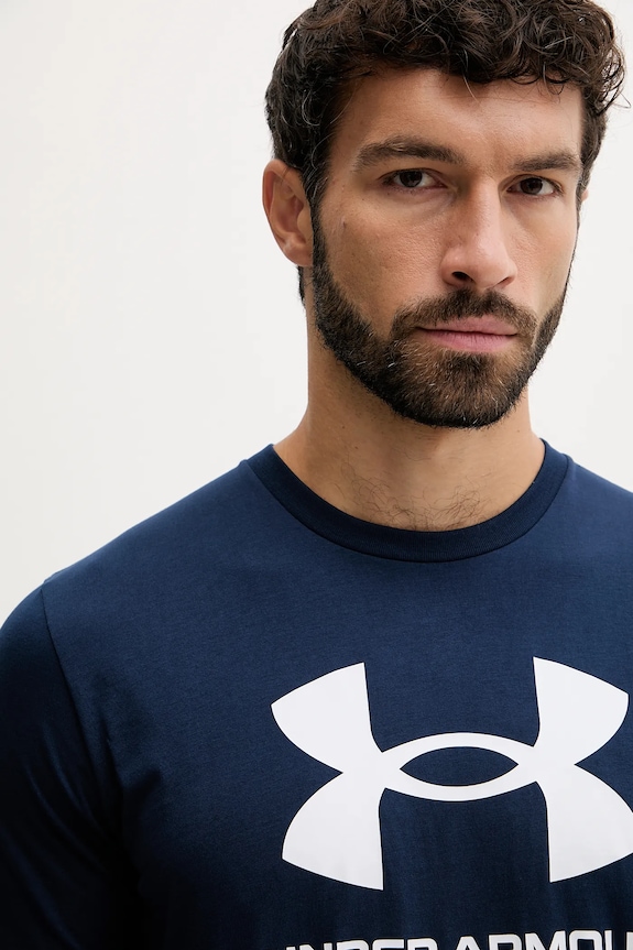 Tričko Under Armour SPORTSTYLE LOGO námořnická modř 1382911