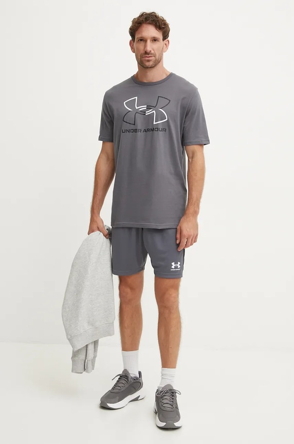 Tričko Under Armour 1382915 šedá AW25