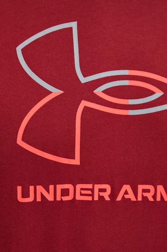 Tričko Under Armour 1382915 burgundské
