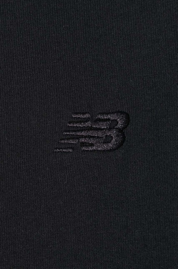 Bavlněné tričko New Balance MT41533BK MT41533BK černá