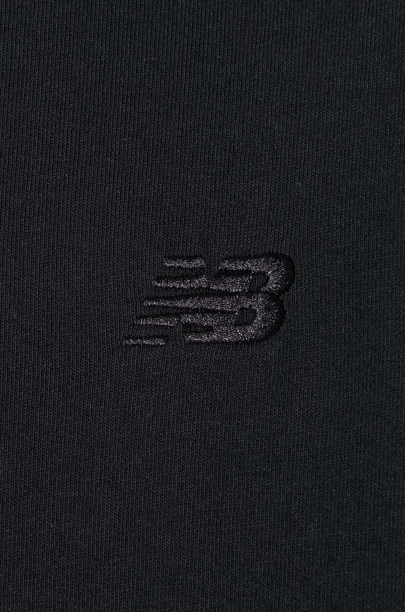 Bavlněné tričko New Balance MT41533BK MT41533BK černá
