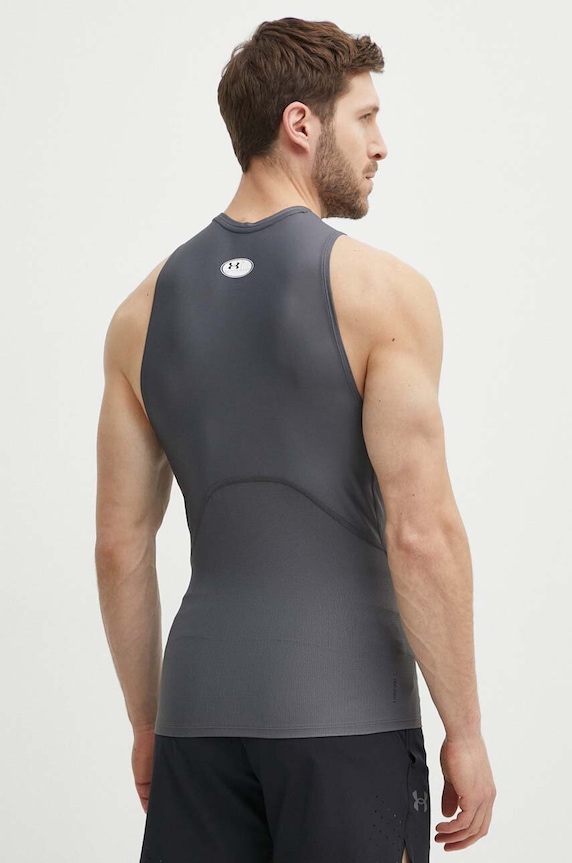 Under Armour t-shirt treningowy HG Iso-Chill Compression 1365225 szary SS24