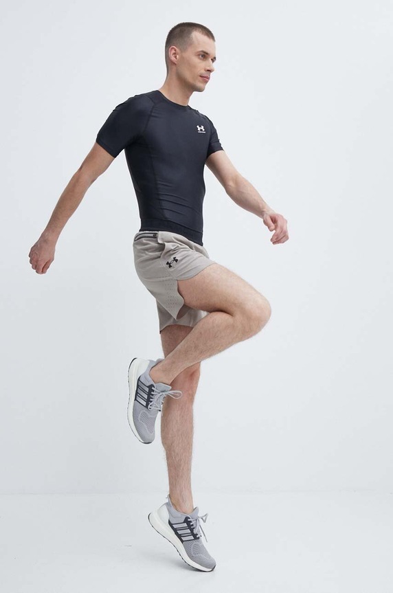 Tréningové tričko Under Armour HG Iso-Chill Compression 1365229 čierna SS24