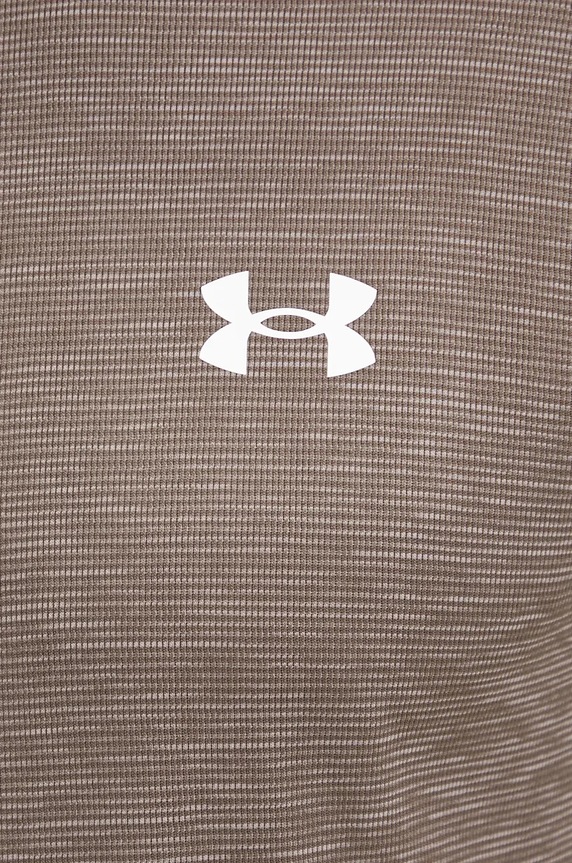 Under Armour tréninkové tričko pánské Tech Textured 1382796 hnědá