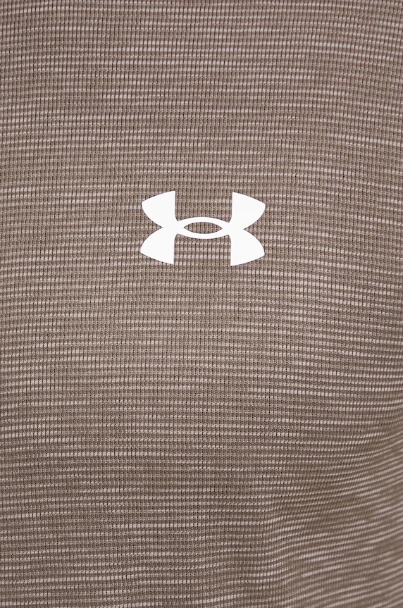 Under Armour tréninkové tričko pánské Tech Textured 1382796 hnědá