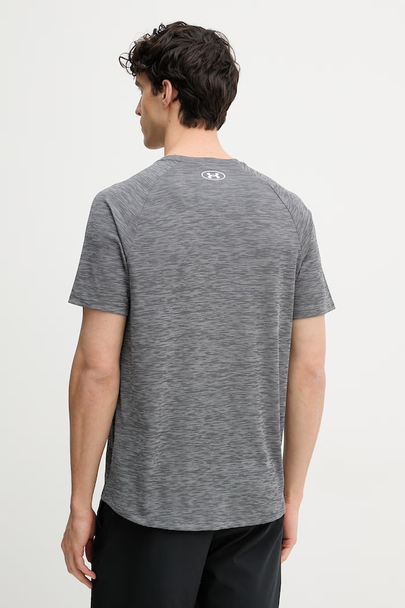 Ρούχα Under Armour t-shirt γυμναστικής ανδρικό Tech Textured 1382796 γκρί