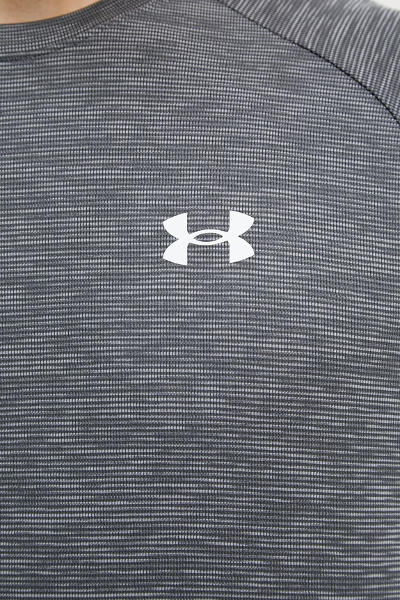 Under Armour t-shirt γυμναστικής ανδρικό Tech Textured 1382796 γκρί