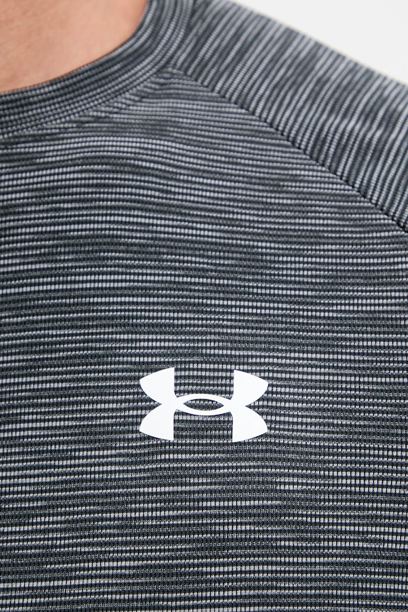 Under Armour t-shirt γυμναστικής ανδρικό Tech Textured 1382796 γκρί