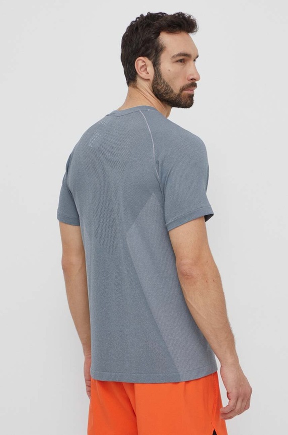 Odzież New Balance t-shirt sportowy MT41080AG MT41080AG szary