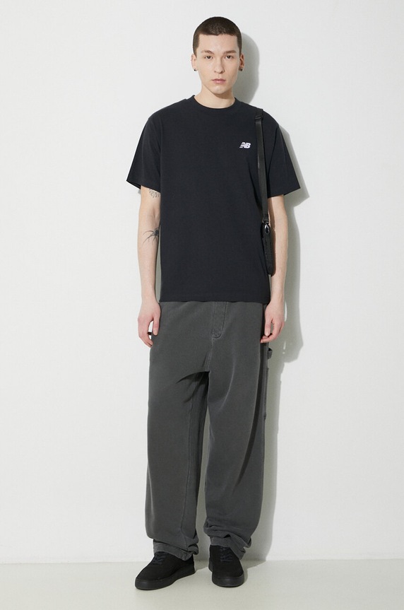 Bavlněné tričko New Balance Small Logo MT41509BK černá AW24