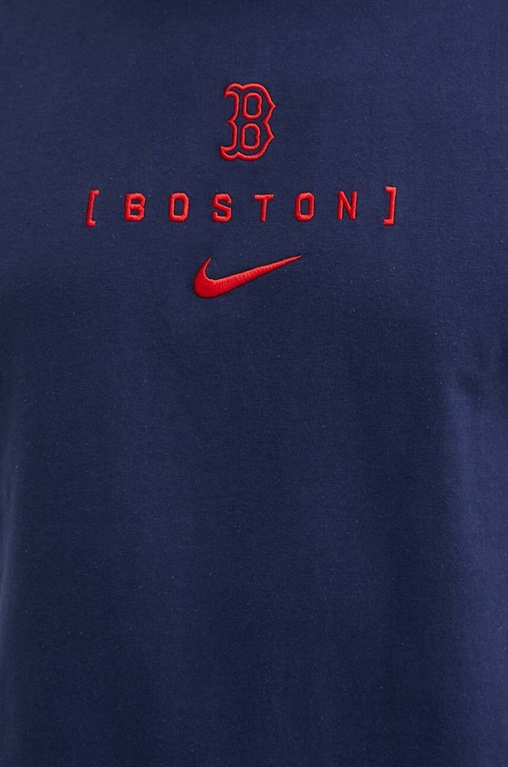 Bavlnené tričko Nike Boston Red Sox 01AY.44B.BQ.JNS tmavomodrá