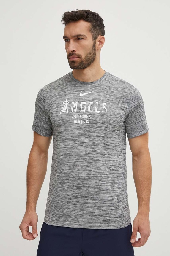 Nike tricou Los Angeles Angels print gri NKM5.06G.ANG.J37