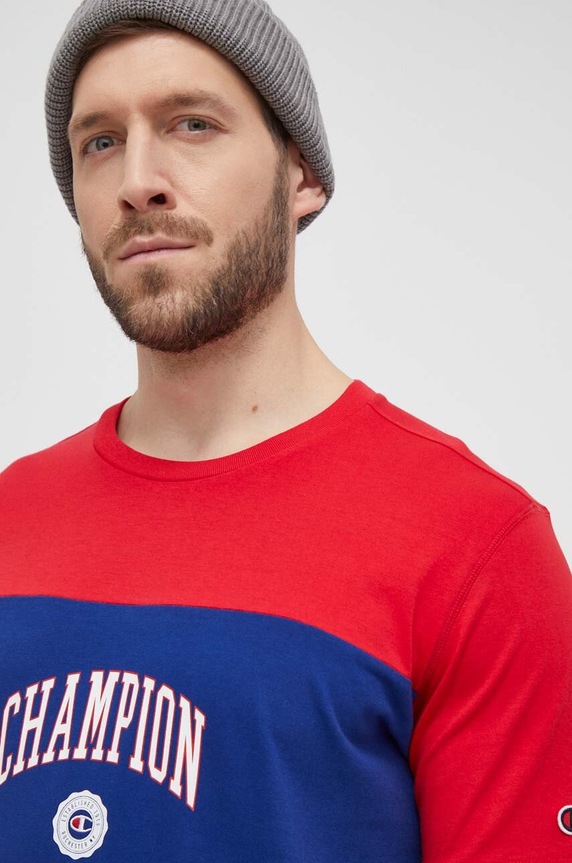 Champion pamut póló piros 219853